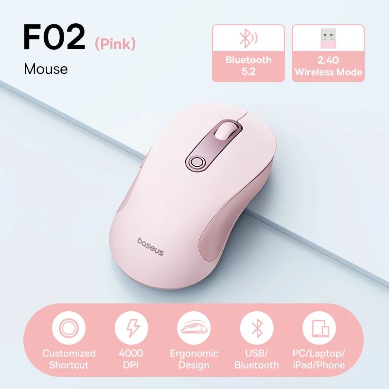 Cor: BT5.2 2.4G mouse