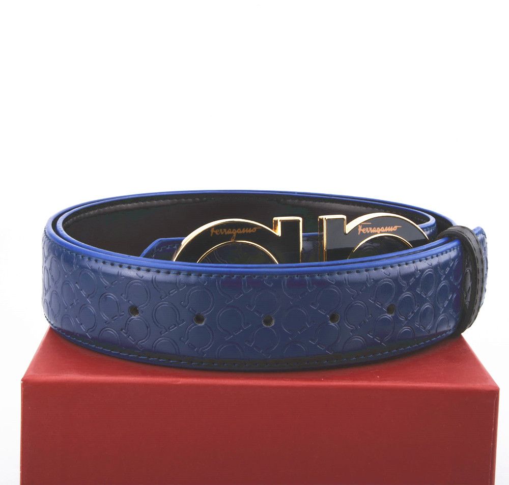 Blue belt + black buckle