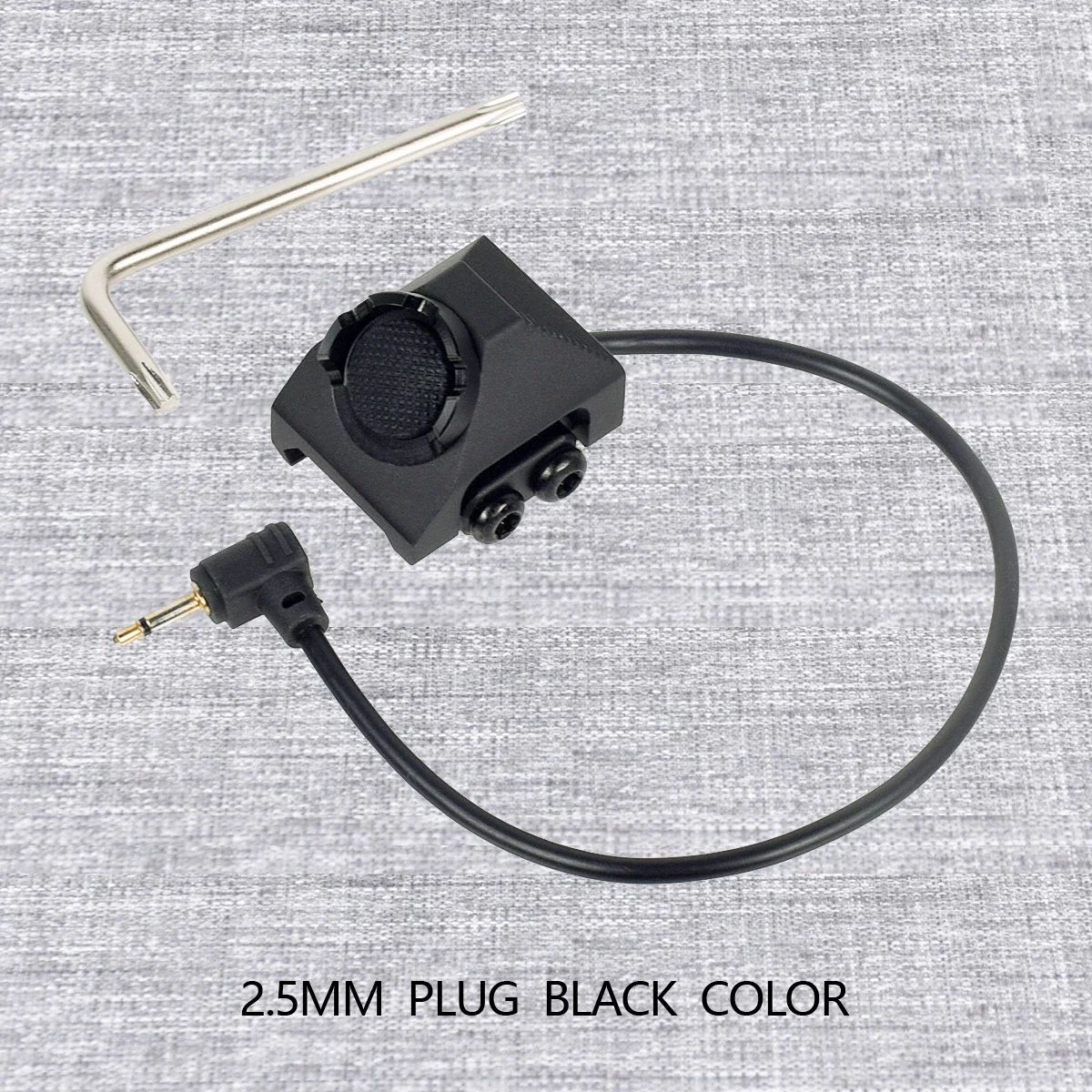 Color:2.5MM Plug-BK