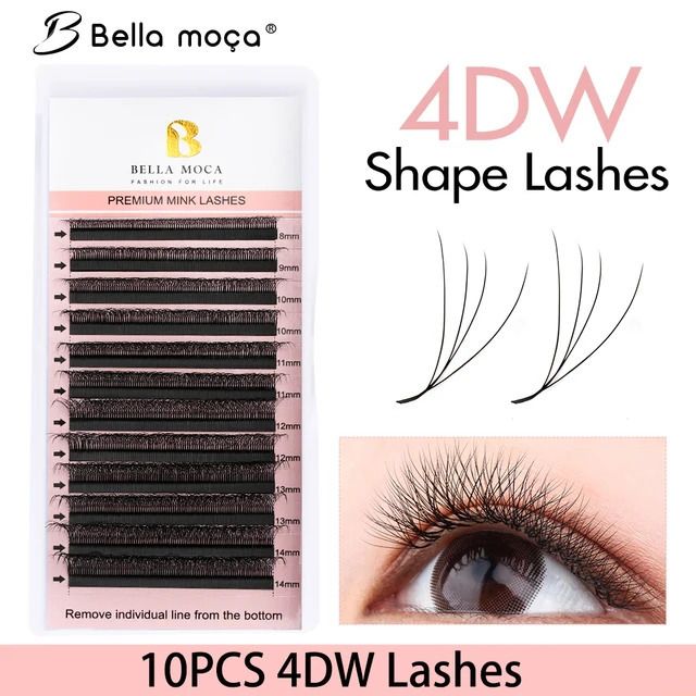 D-Mix (8-14 мм) -10pcs 4DW Lashes