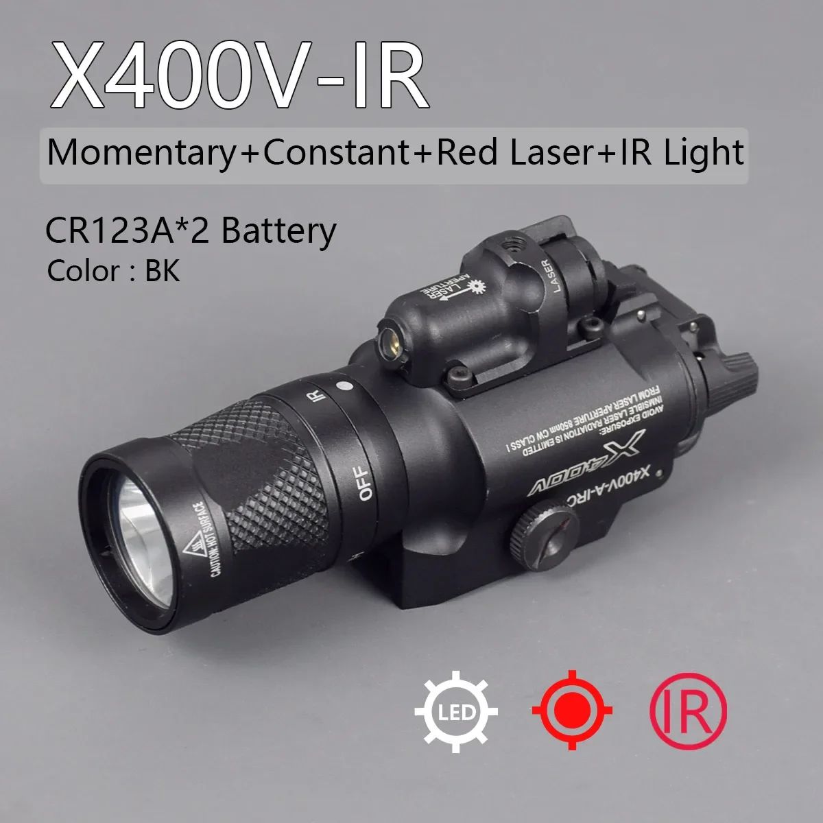 X400V-IR (BK) Red Lase