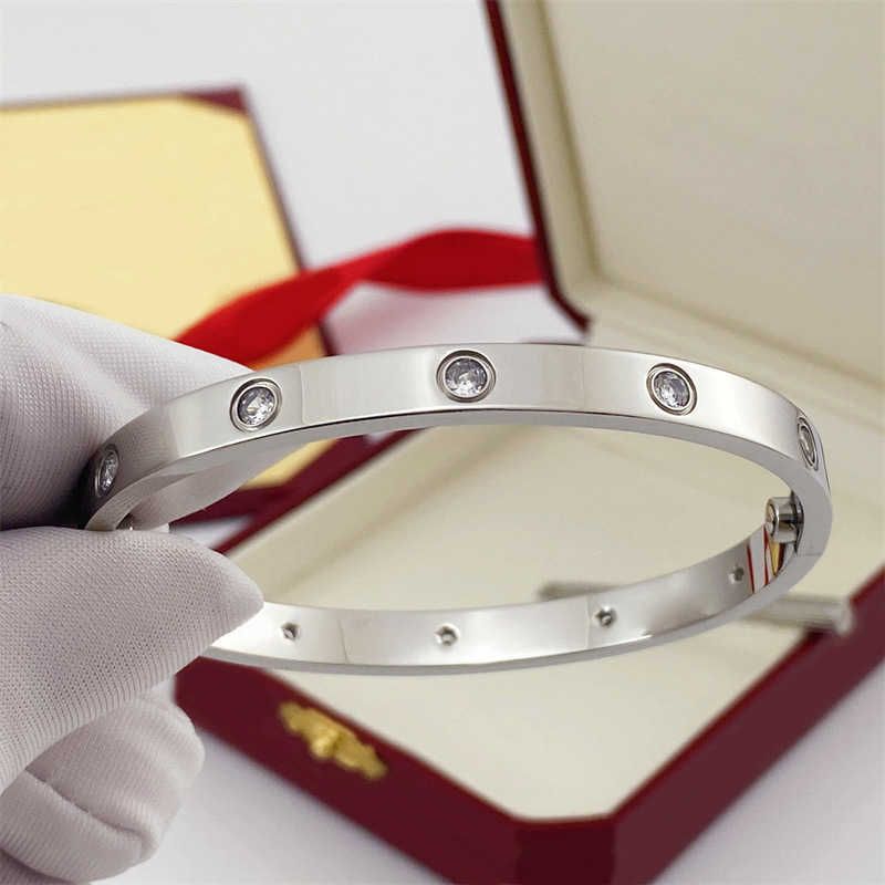 Ten Diamond Bracelet - Silver-16cm