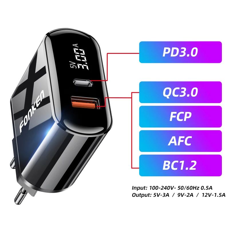 Plugtype: PD QC3.0