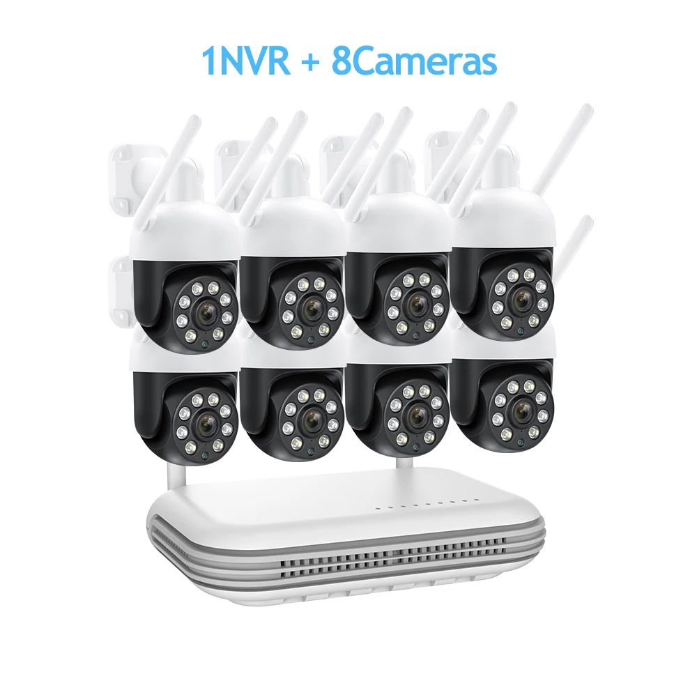 Color:8CH NVR 8 camera