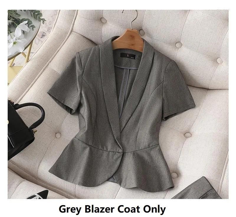 Grey Blazer Coat