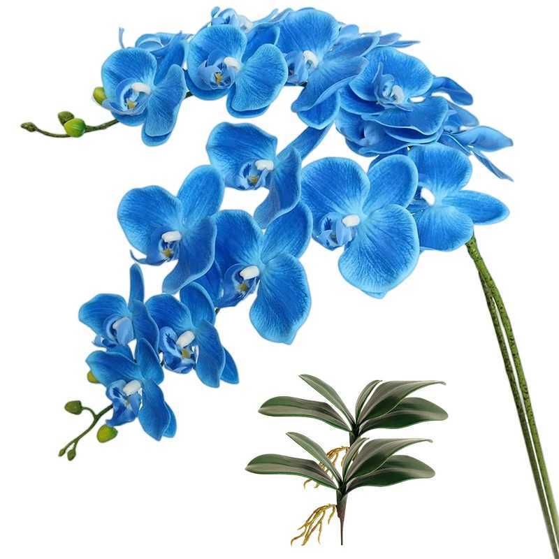 Blue-4pcs Flower 4 Leaf