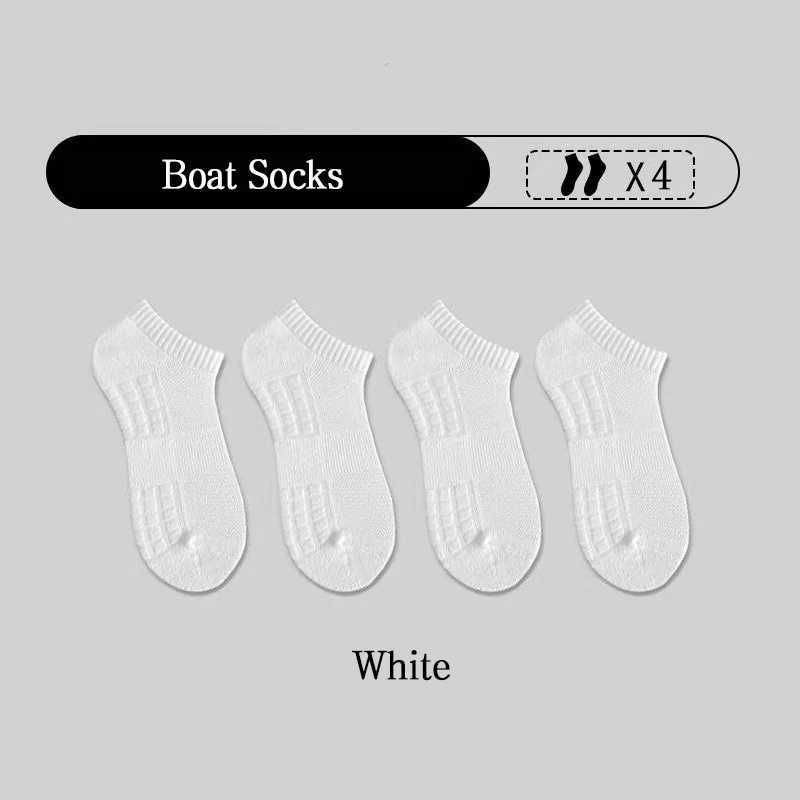White Boat Socks