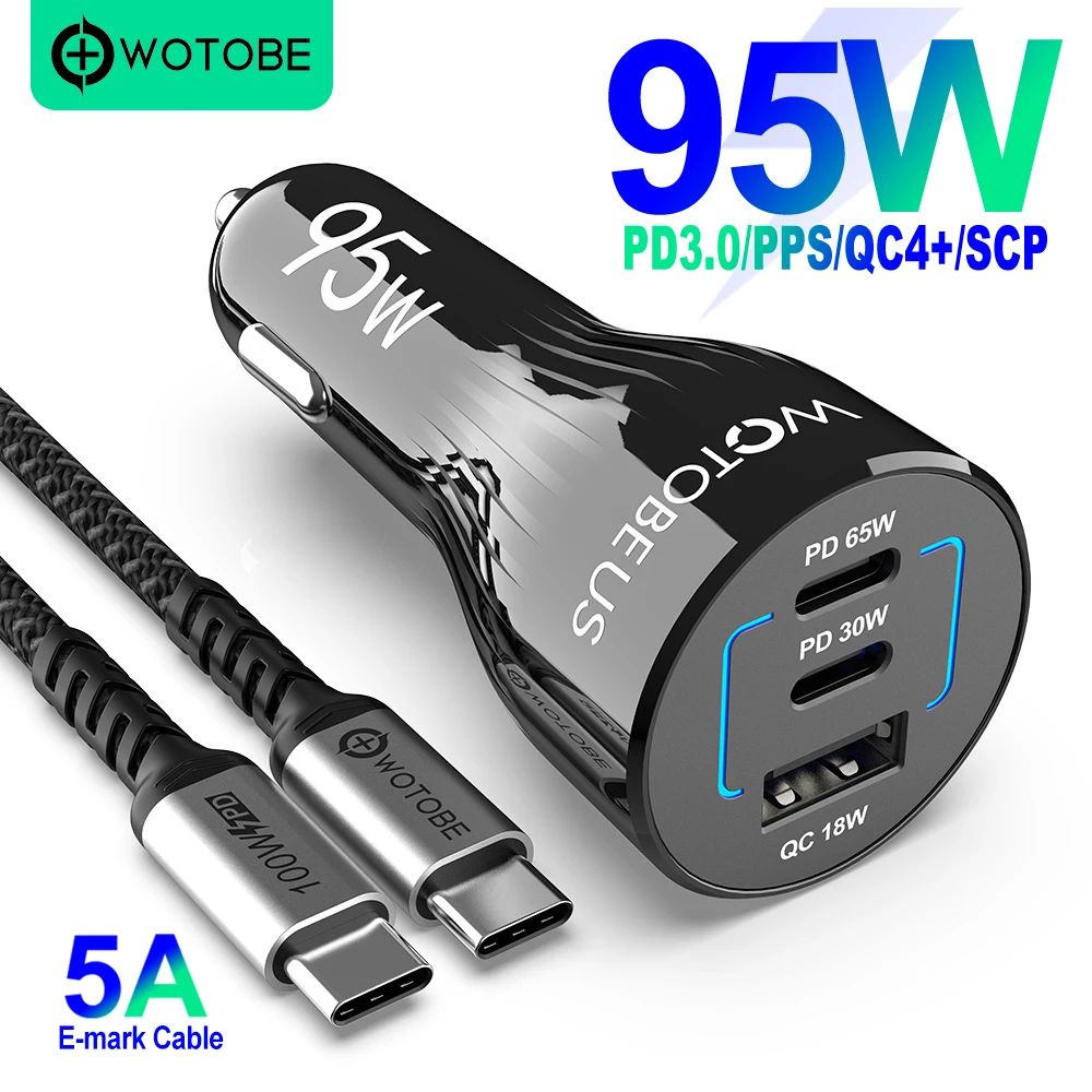 Plugtyp: 95W ​​och 1 m kabel