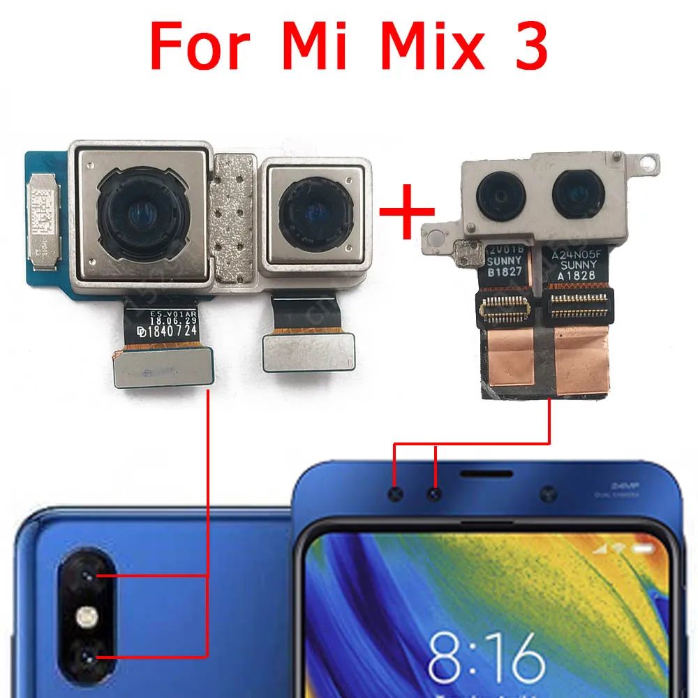 色：MI Mix3バックフロント