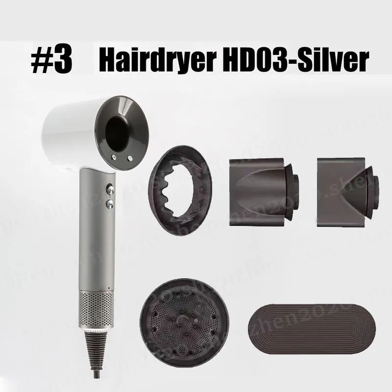 #3 Hairdryer 03-Silver/White