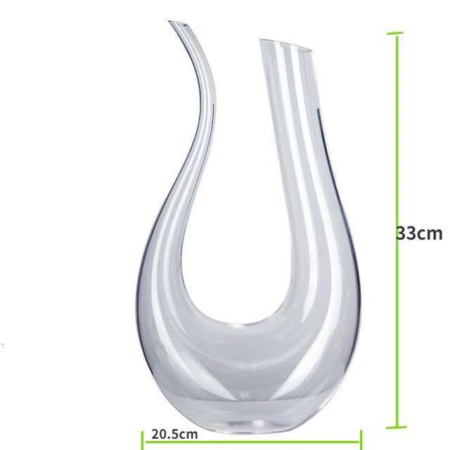 Decanter de vinho de vidro