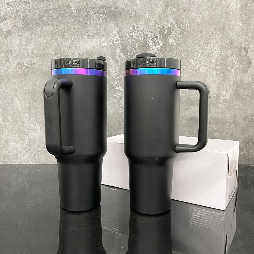 H2.0 40 унций Ombre Blue Purple Tumbler