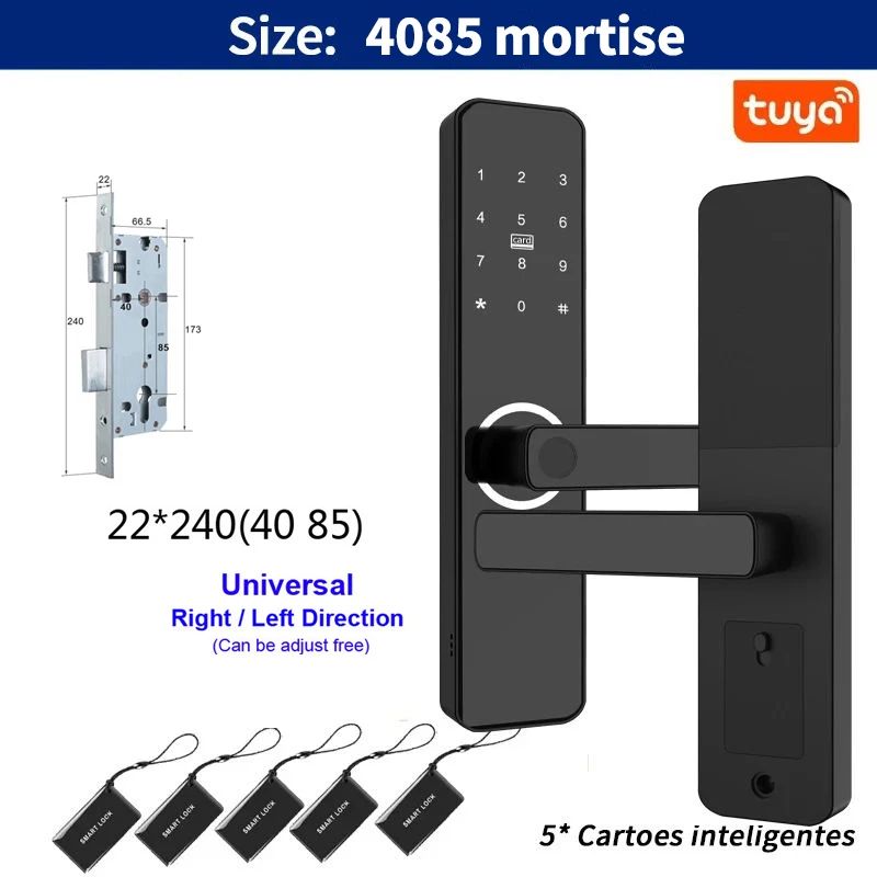 Kolor: 4085Mortise Rozmiar zamka: czarny