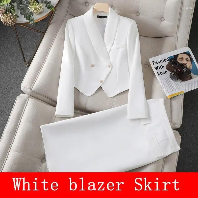 White blazer Skirt