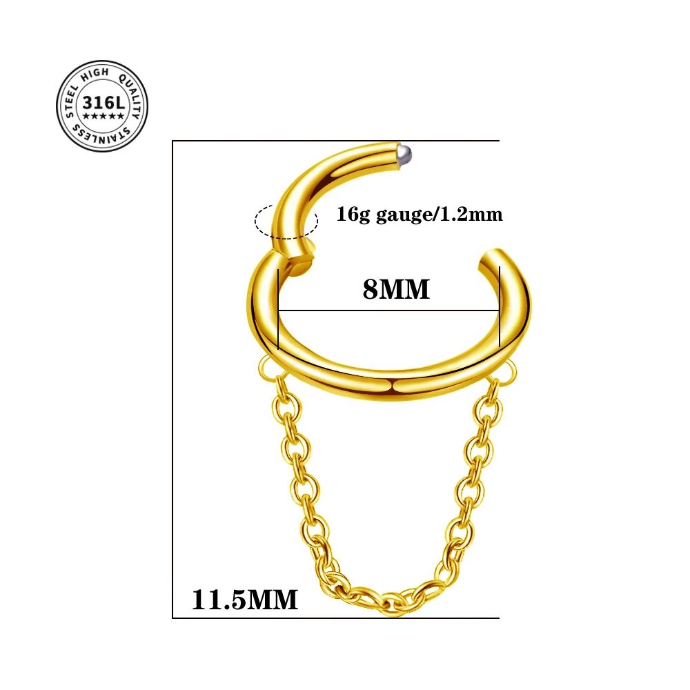 Cor de metal: G1 Chain 16G 8mm