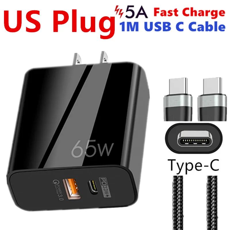 Plug Type:US Charger cable.