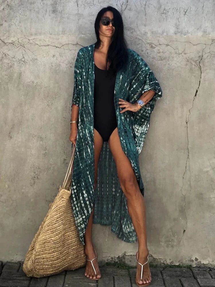 Dark Green Kimono