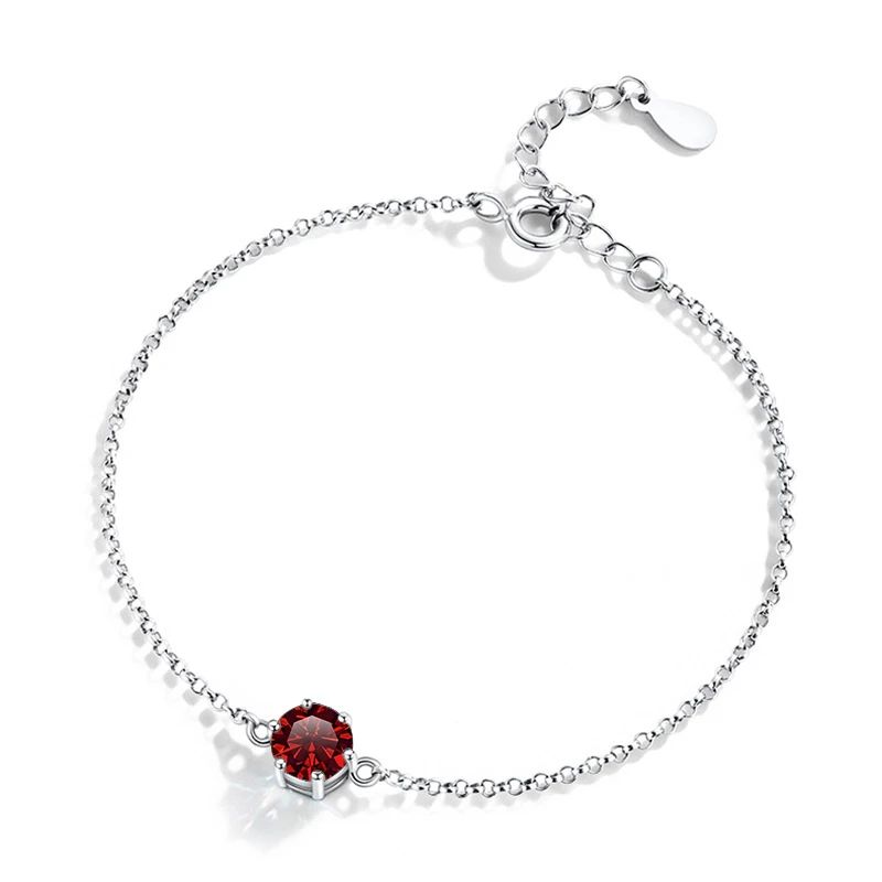 Couleur de gemme: Garnet Redmetal Couleur: 1CT