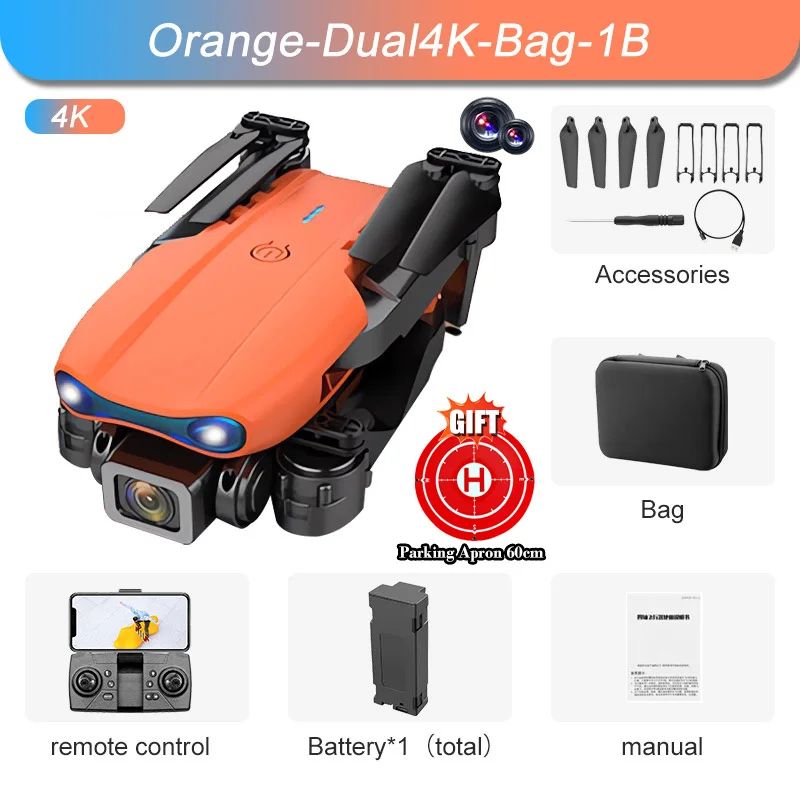 Cor: Orange-Dual4K-BAG-1B