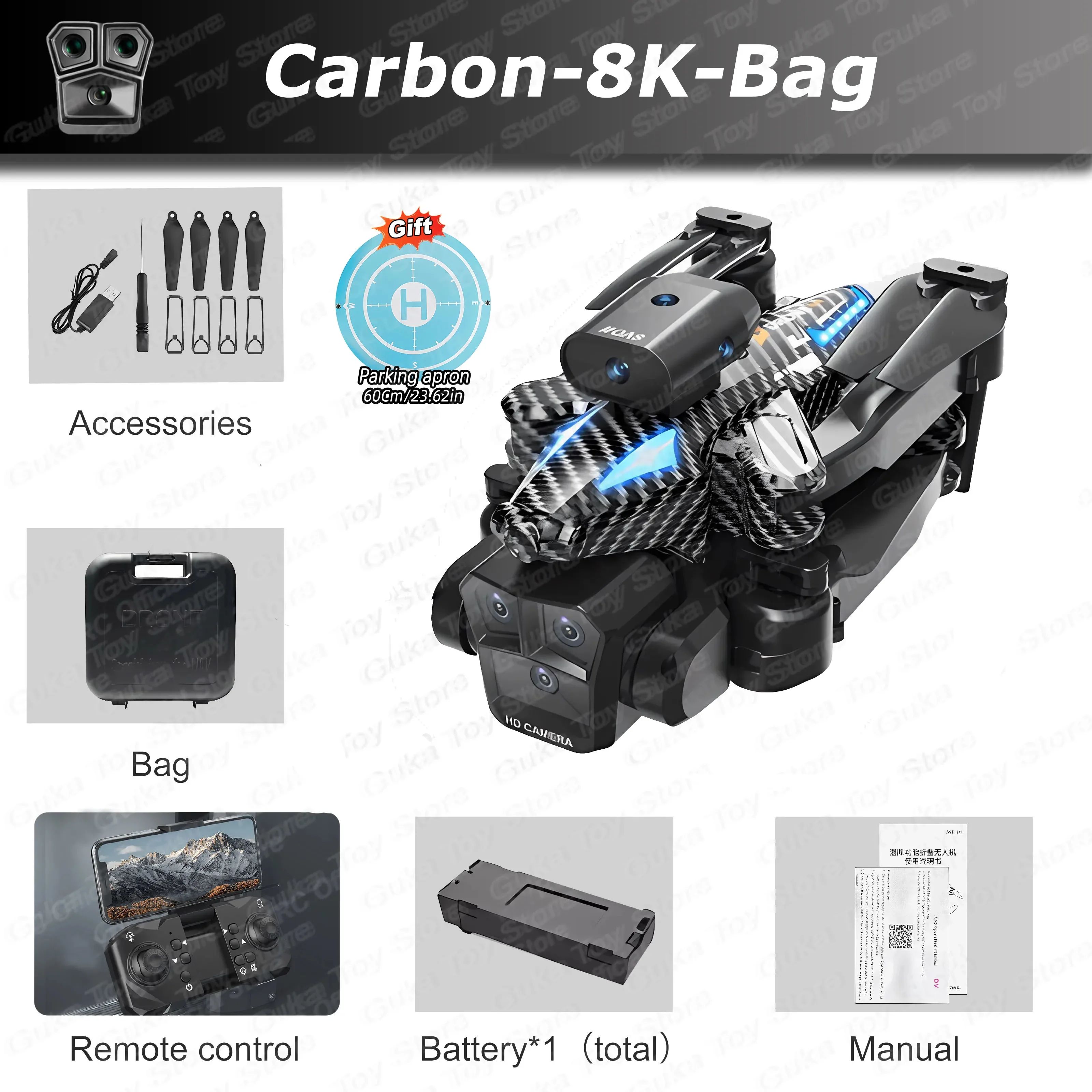 Couleur: C10-Carbon-8K-sac