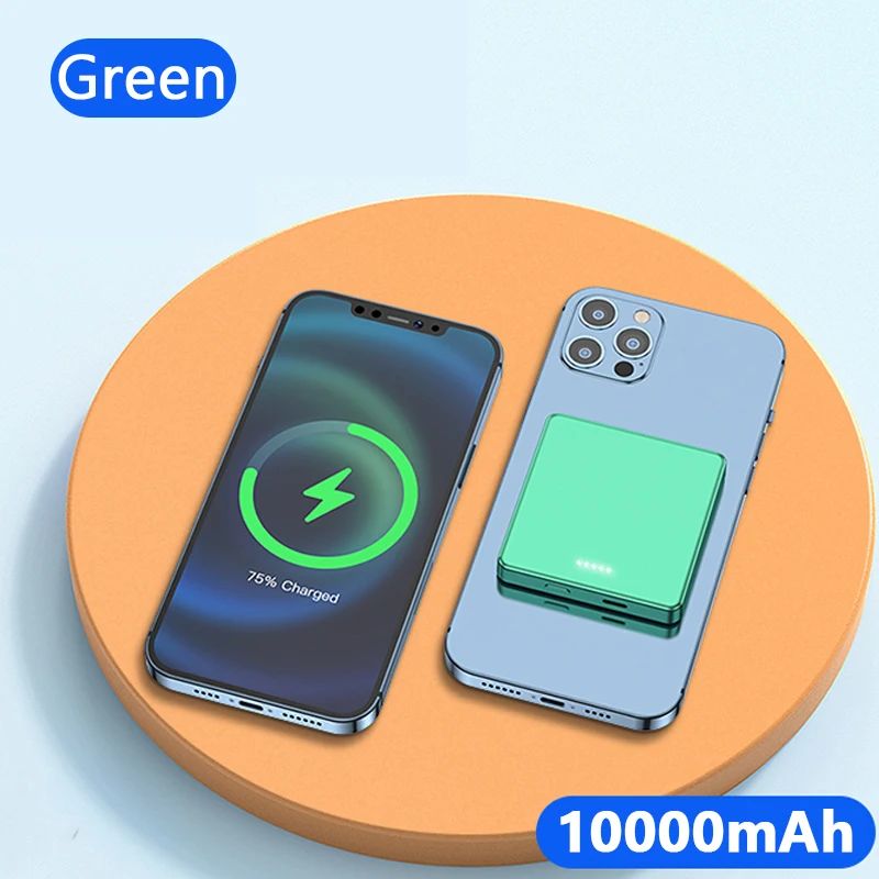 Couleur:10 000 mAh vert