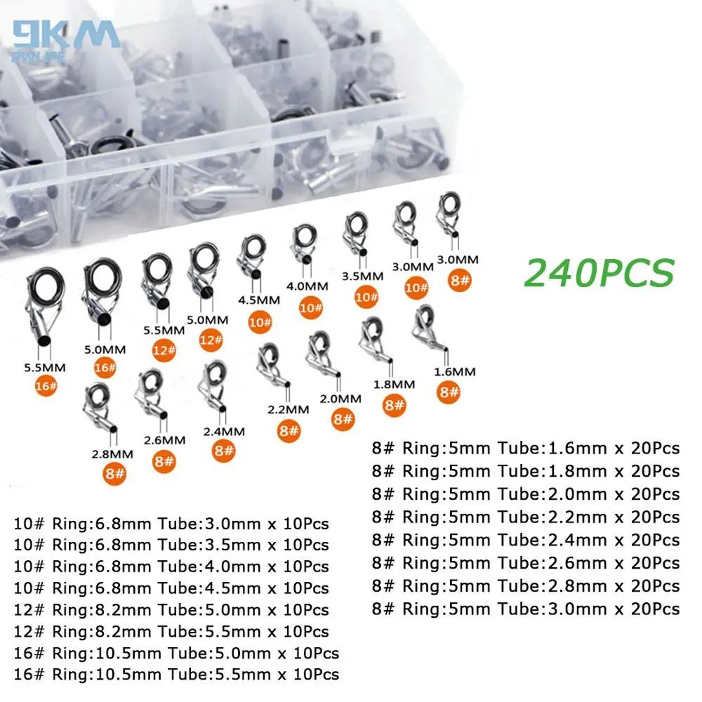 Color:Chrome 240pcs (8-16)