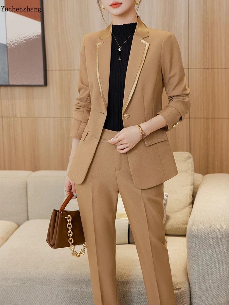 Khaki Pant Suit