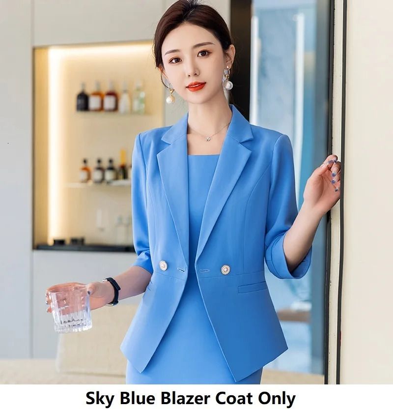 Blue Blazer Coat 2