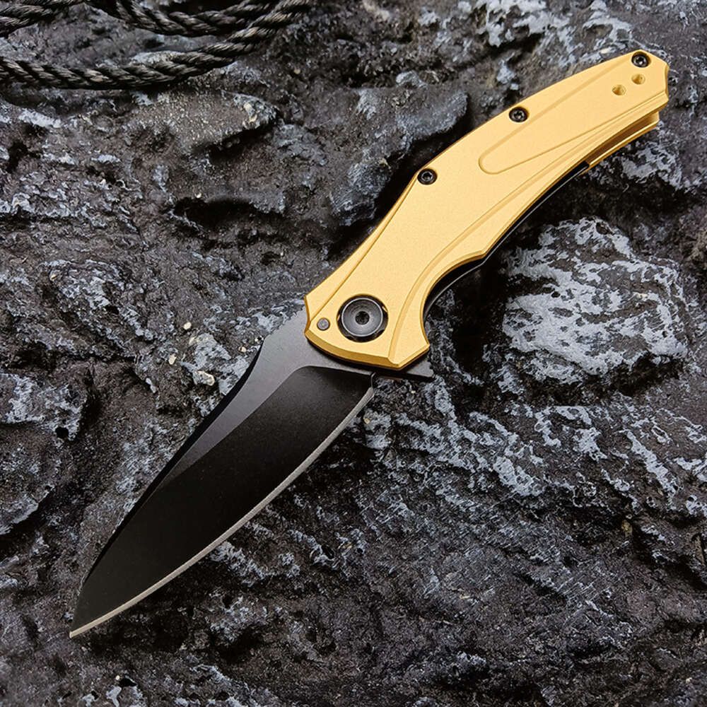 2.75in-0.98in-7777- Gold-Folding Blade