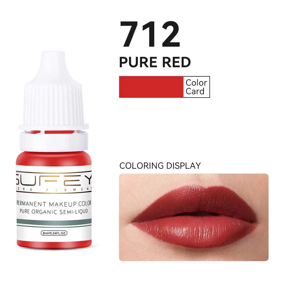 Couleur: rouge pur 712