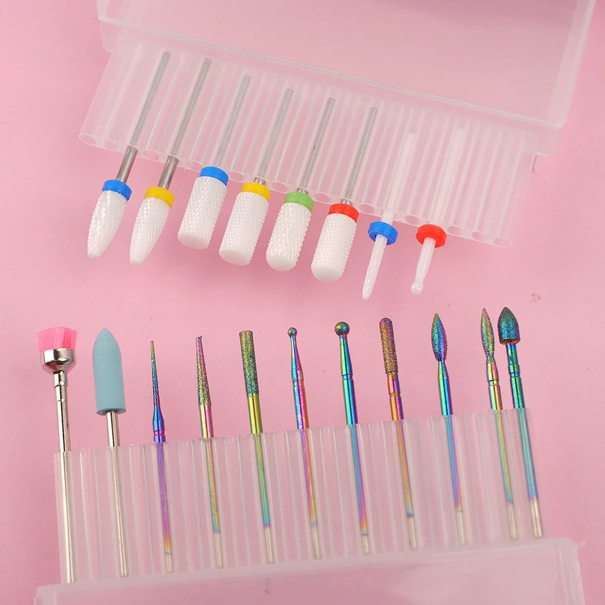 Color:19pcs Nail Bits