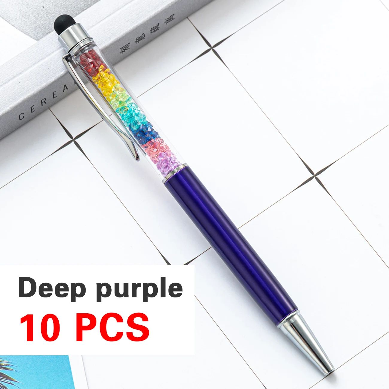 Color:Deep Purple- 10 Pens