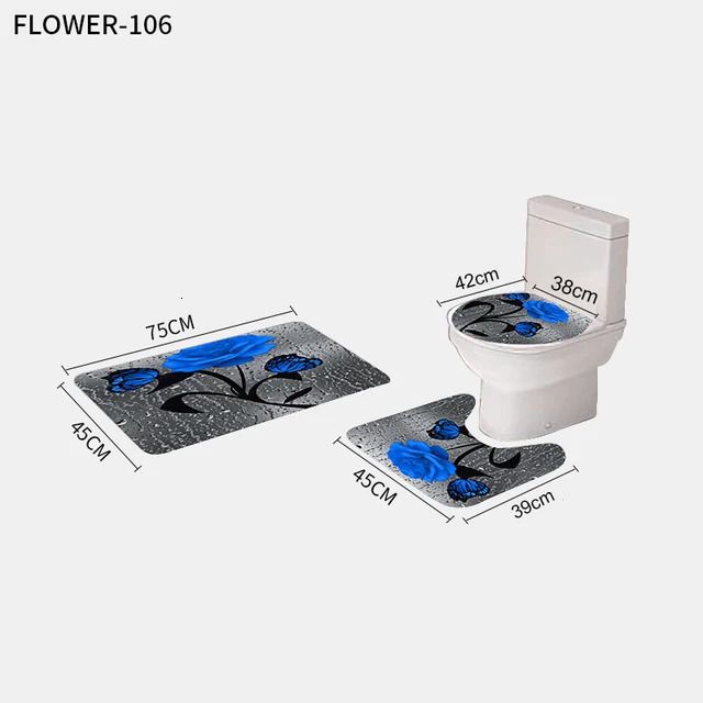 Flower-106-3pcs Mat