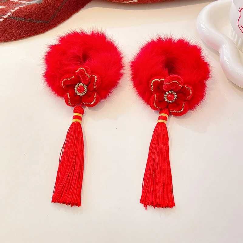 Fleur rouge2 pcs