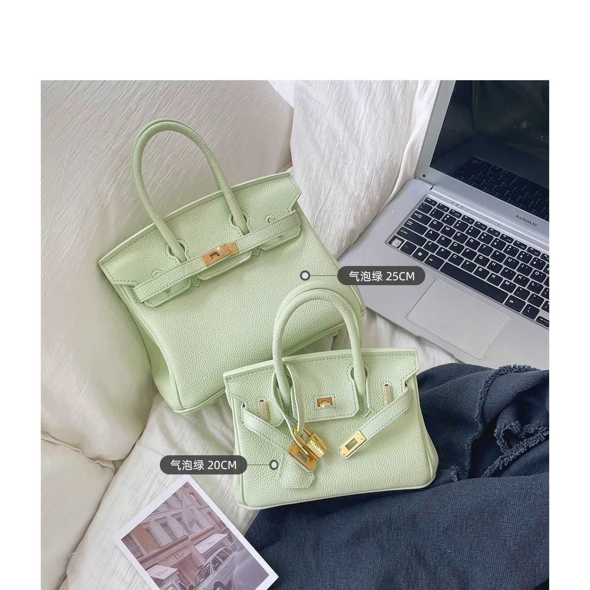 Gold Buckle  Bubble Green 20cm Mini