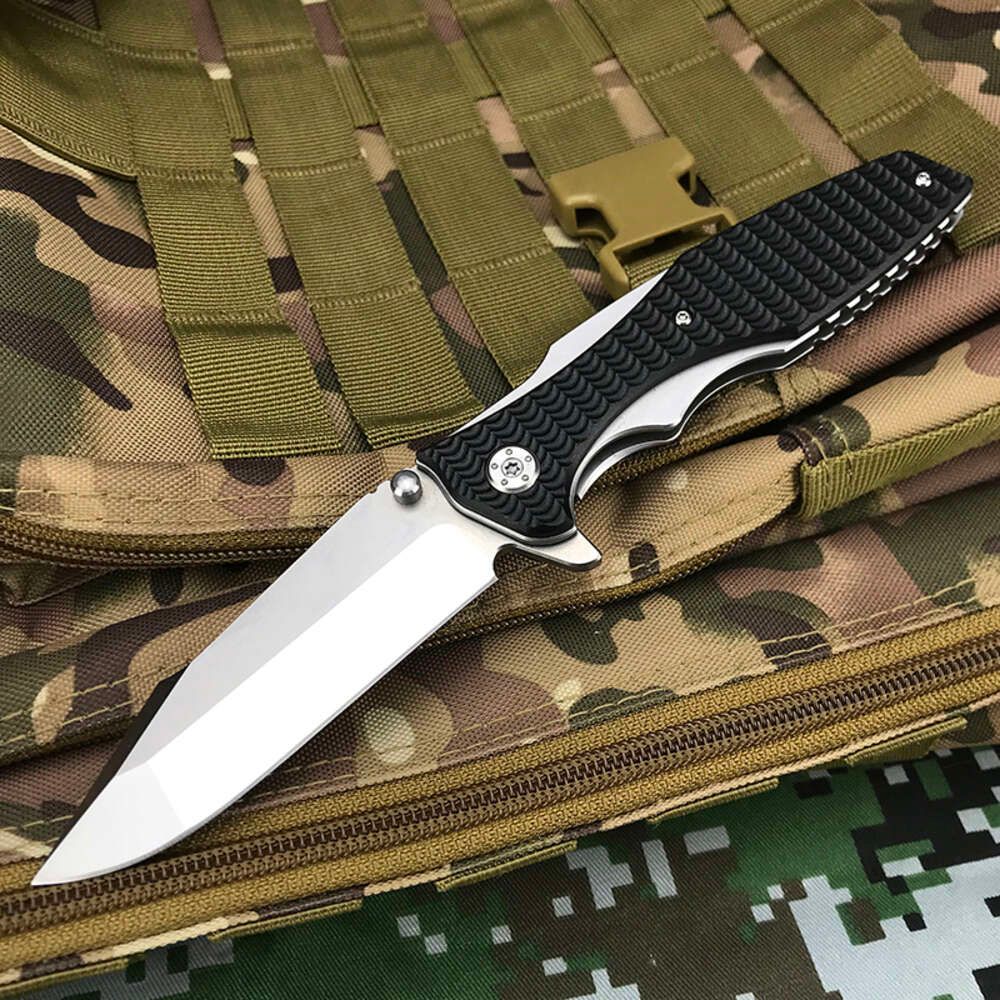 3.58in-1.1in-0393- Black-Folding Blade