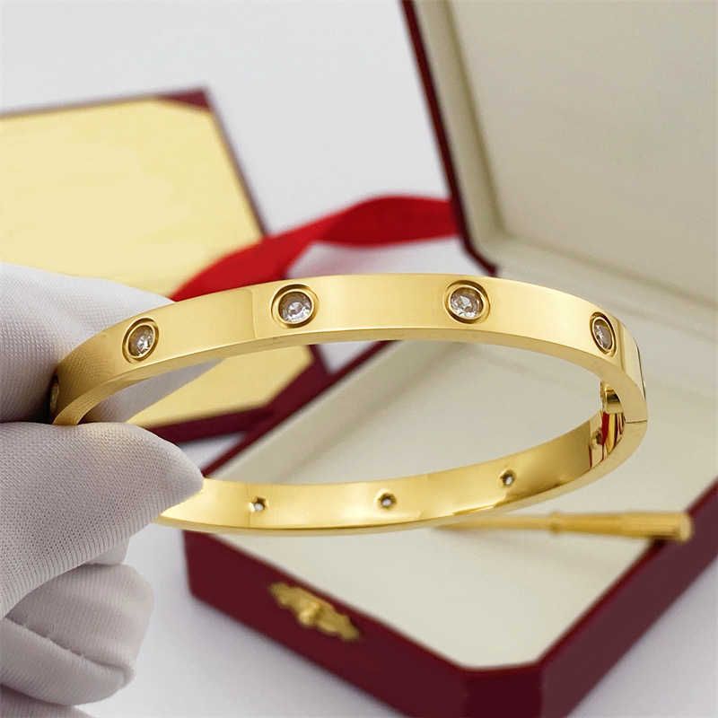 Ten Diamond Bracelet - Gold-16cm