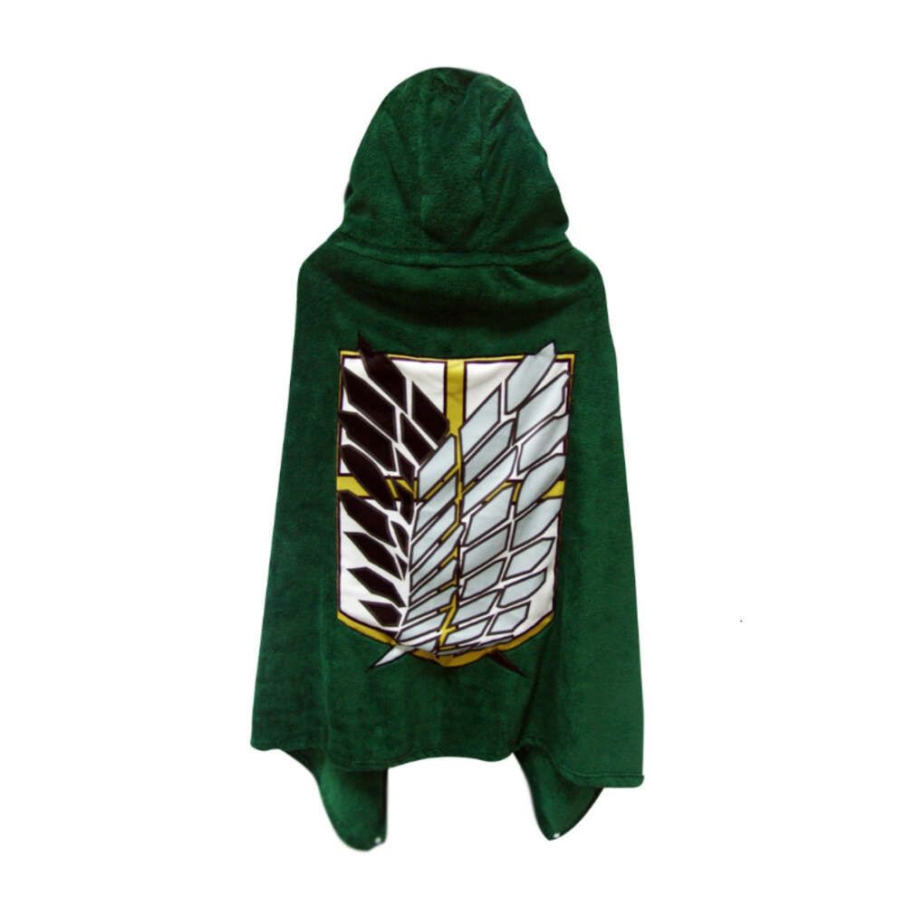 Grönt och grönt sjal filt-s storlek: