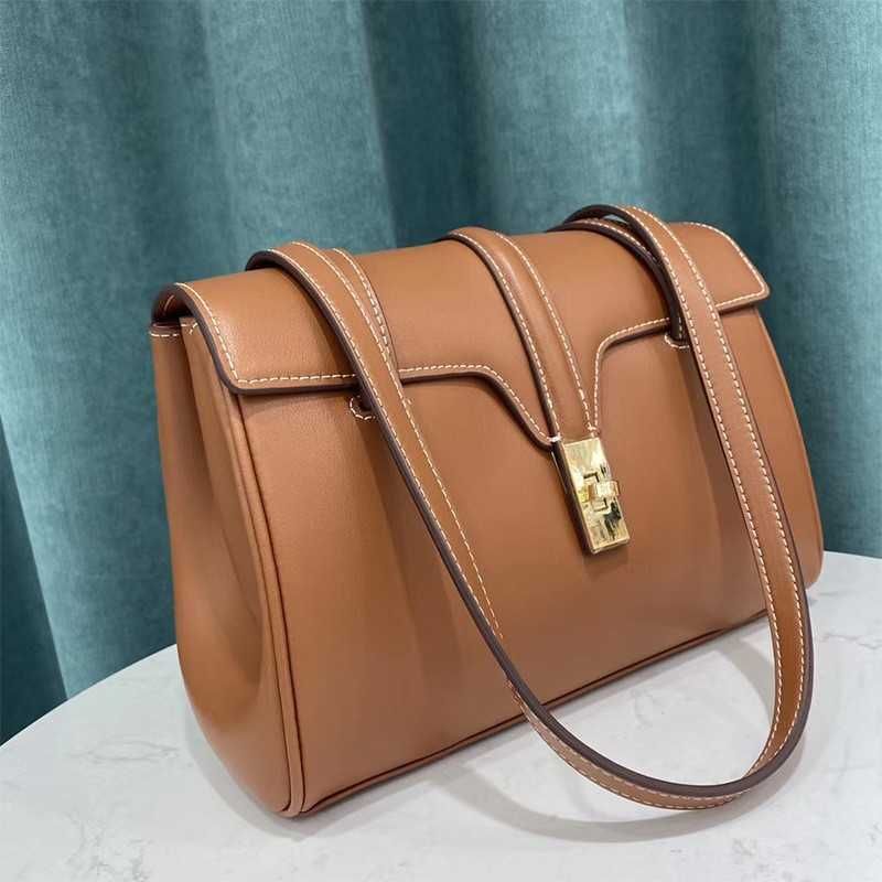 Brown Medium33cm Tote Bag