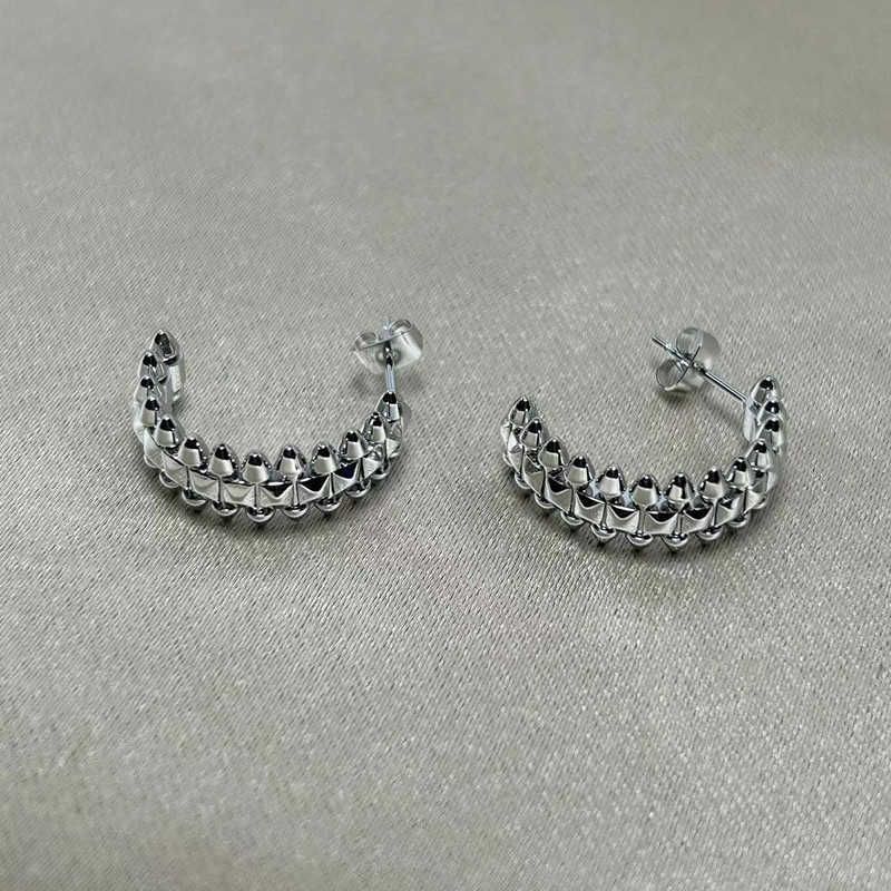 Boucles d'oreilles en platine