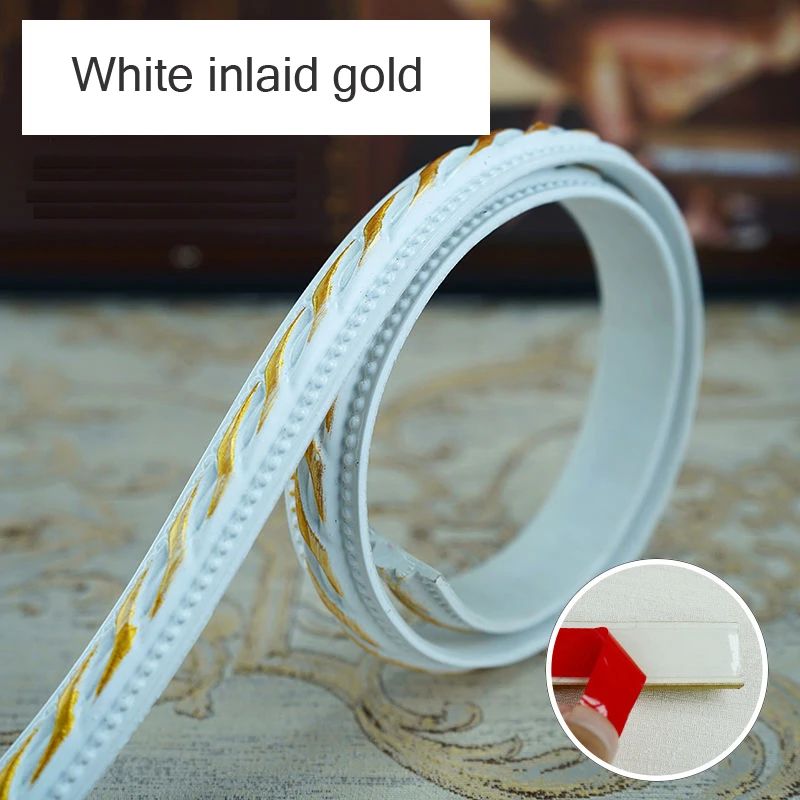 Kleur: wit en goud 5msize: 12 mm breed