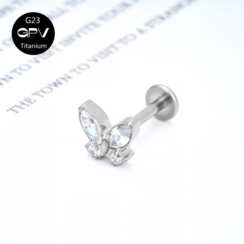 Zircon blanc 1,2x6 mm