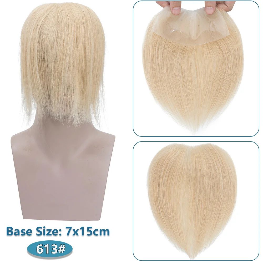 Toupee Color: 613 Bleach Blonde