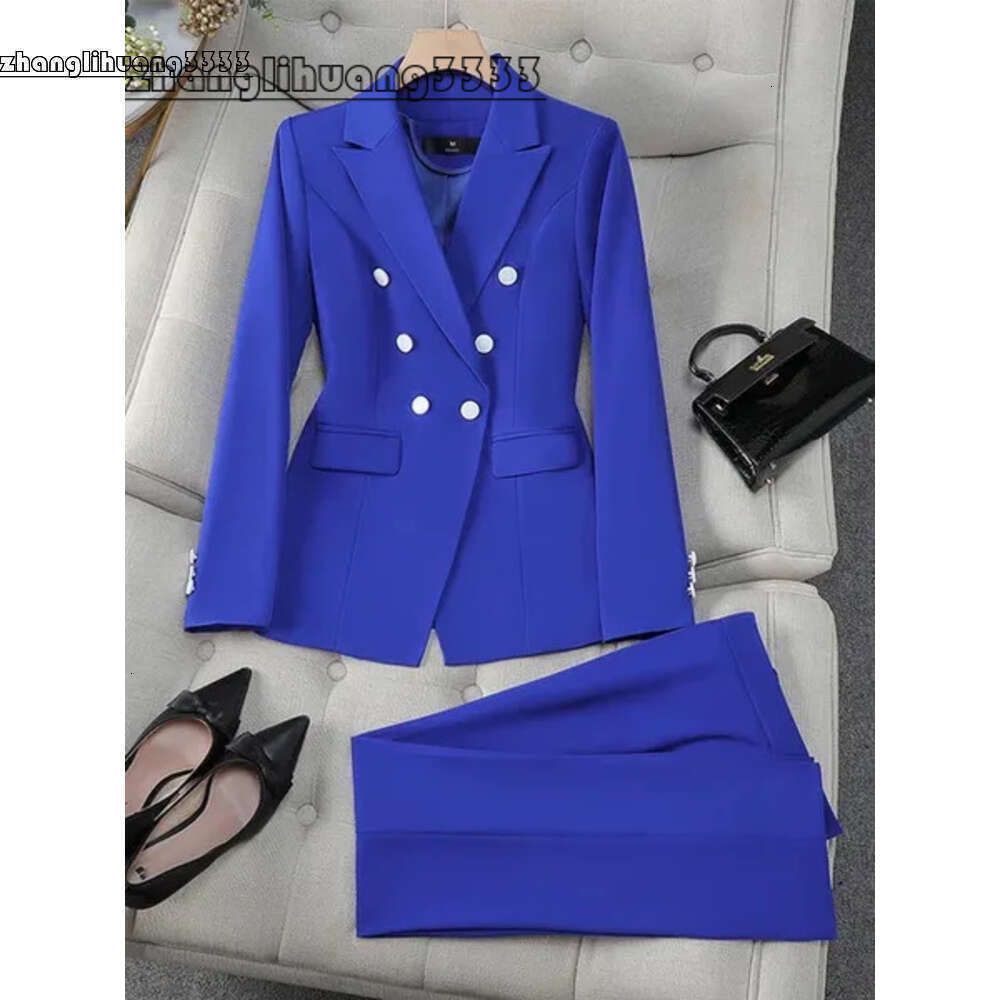 Blue Pant Suit