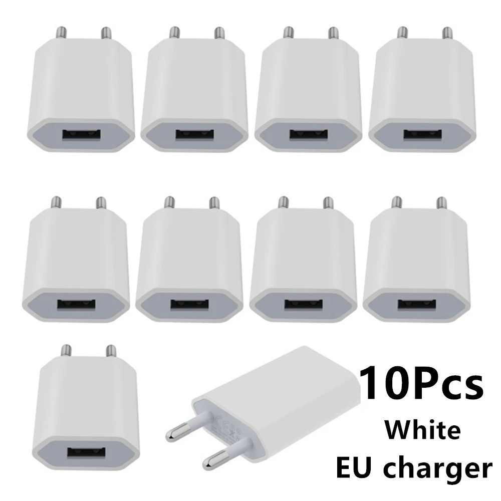 Plugtype: 10 stcs EU -plug wit
