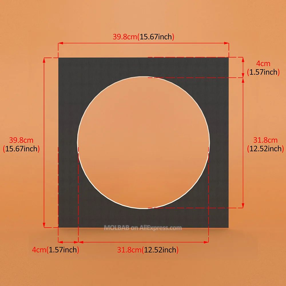 サイズ：12x18ブラックサークル