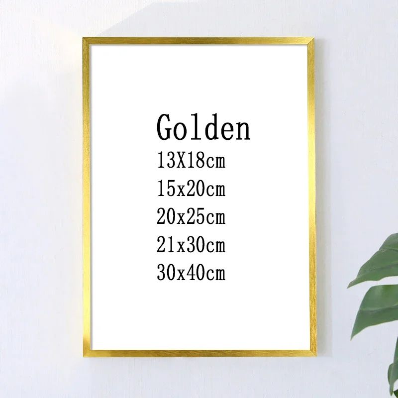 Color:GoldenSize:30x40cm