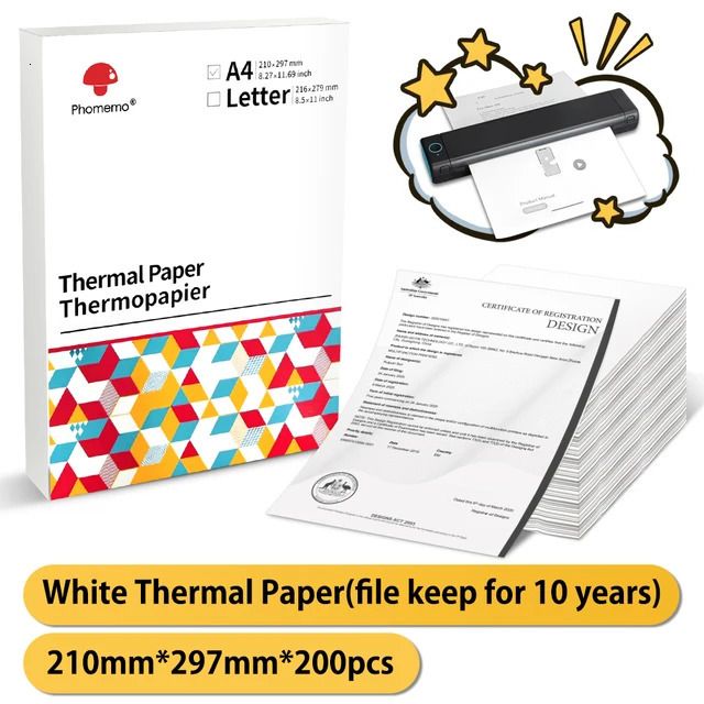 200pcs Thermal Paper