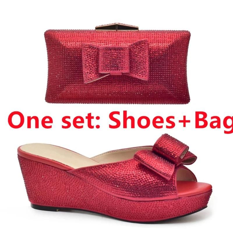 Red Shoe and Bag