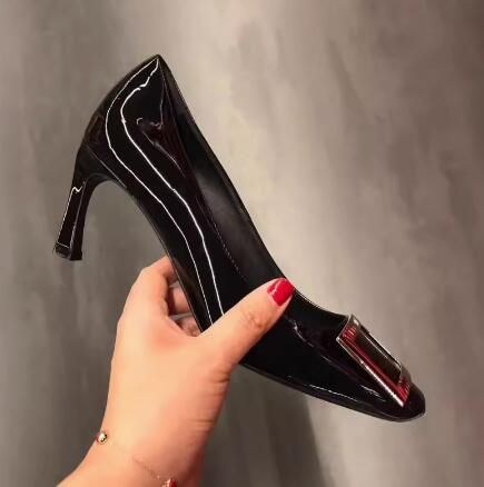 Black Stiletto Heel 7 cm